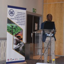 Mr. Silvanus Uunona, Programme Manager at CUVEOM presenting the plan.